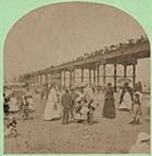 Sands and Jetty  [Stereoview 1860s]